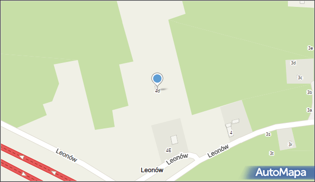 Leonów, Leonów, 4d, mapa Leonów