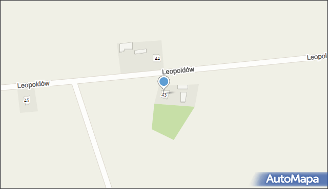 Leopoldów, Leopoldów, 43, mapa Leopoldów