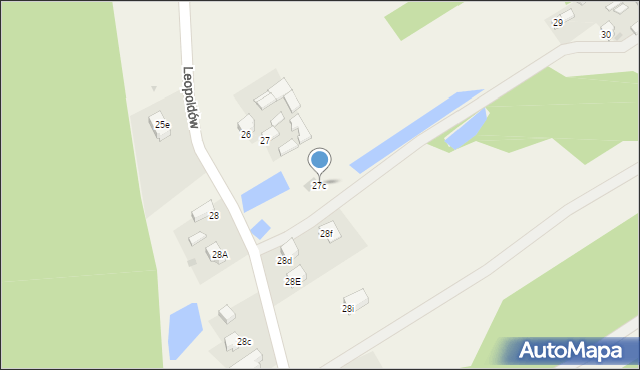 Leopoldów, Leopoldów, 27c, mapa Leopoldów