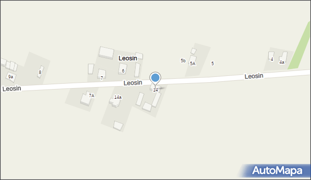 Leosin, Leosin, 14, mapa Leosin