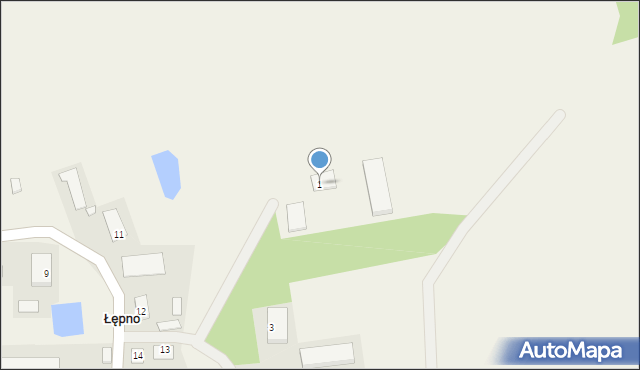 Łępno, Łępno, 1, mapa Łępno