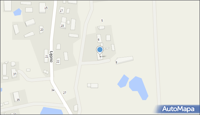Łępno, Łępno, 7, mapa Łępno