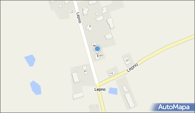 Lepno, Lepno, 9, mapa Lepno