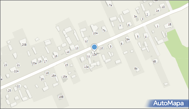 Lesiów, Lesiów, 12a, mapa Lesiów