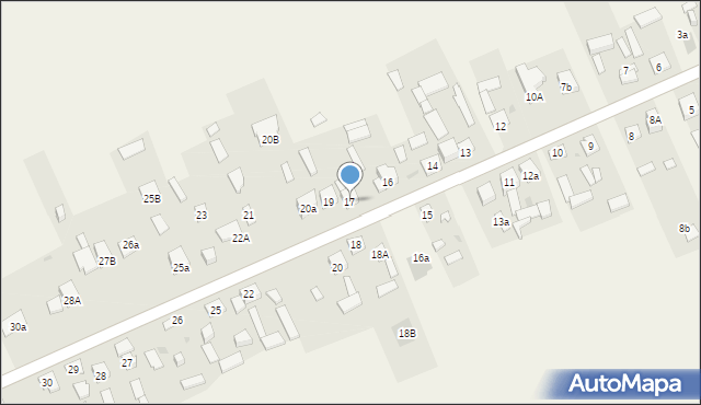 Lesiów, Lesiów, 17, mapa Lesiów