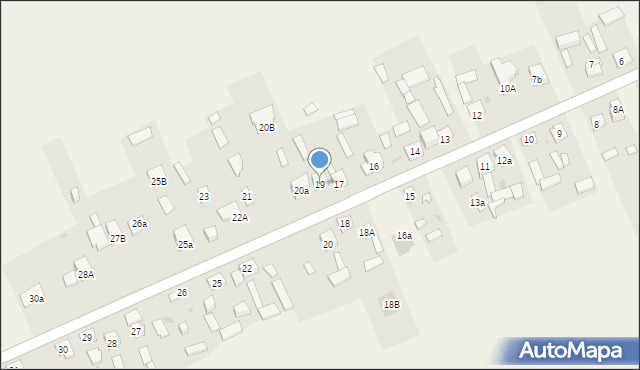 Lesiów, Lesiów, 19, mapa Lesiów
