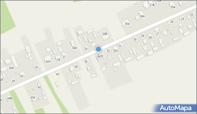 Lesiów, Lesiów, 33, mapa Lesiów