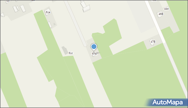 Lesiów, Lesiów, 57A, mapa Lesiów