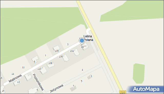 Leśna Polana, Leśna Polana, 2a, mapa Leśna Polana