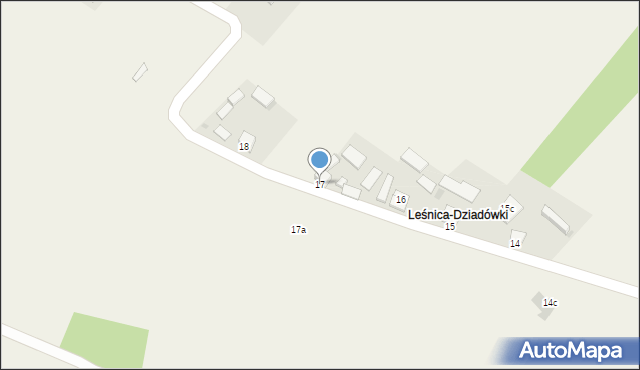 Leśnica, Leśnica, 17, mapa Leśnica