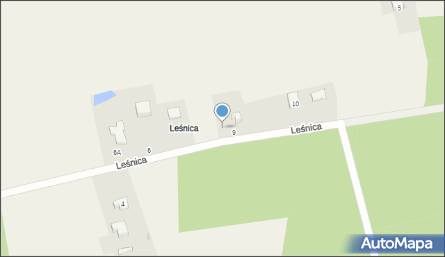 Leśnica, Leśnica, 8, mapa Leśnica