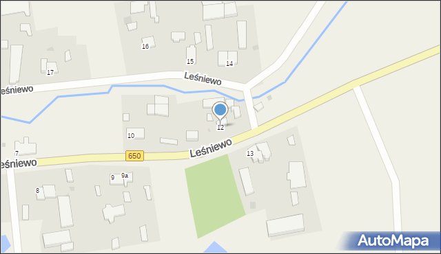 Leśniewo, Leśniewo, 12, mapa Leśniewo