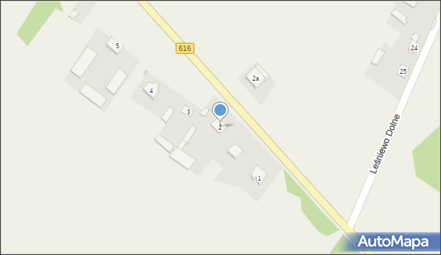 Leśniewo Dolne, Leśniewo Dolne, 2, mapa Leśniewo Dolne