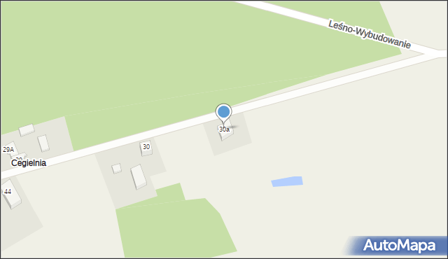 Leśno-Wybudowanie, Leśno-Wybudowanie, 30a, mapa Leśno-Wybudowanie