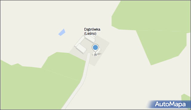 Leśno-Wybudowanie, Leśno-Wybudowanie, 39, mapa Leśno-Wybudowanie