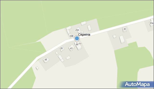 Leśno-Wybudowanie, Leśno-Wybudowanie, 44, mapa Leśno-Wybudowanie