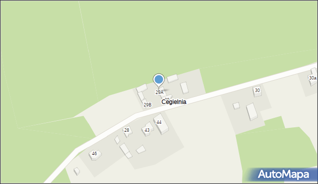 Leśno-Wybudowanie, Leśno-Wybudowanie, 29A, mapa Leśno-Wybudowanie