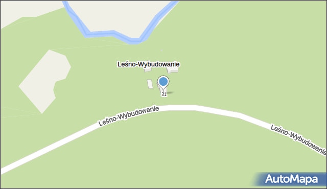 Leśno-Wybudowanie, Leśno-Wybudowanie, 31, mapa Leśno-Wybudowanie