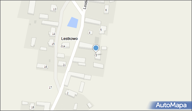 Lestkowo, Lestkowo, 3, mapa Lestkowo