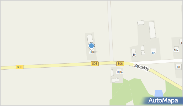 Leszczanka, Leszczanka, 100, mapa Leszczanka