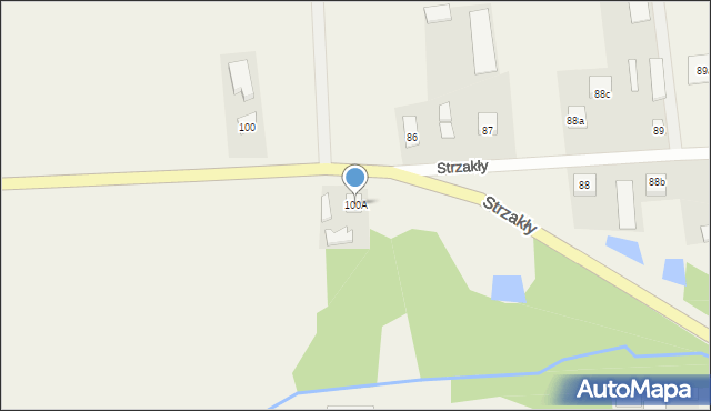 Leszczanka, Leszczanka, 100A, mapa Leszczanka