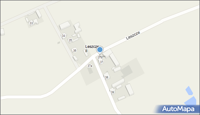 Leszcze, Leszcze, 37b, mapa Leszcze