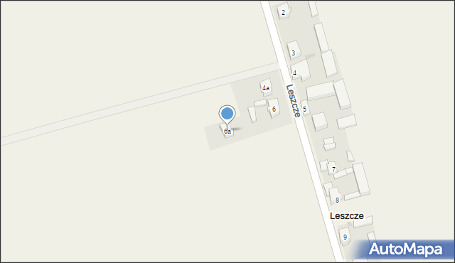 Leszcze, Leszcze, 6a, mapa Leszcze