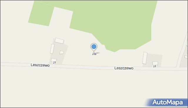 Leszczewo, Leszczewo, 19a, mapa Leszczewo