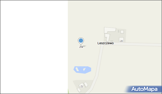 Leszczewo, Leszczewo, 20a, mapa Leszczewo