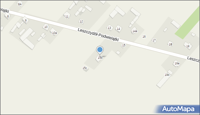 Leszczydół-Podwielątki, Leszczydół-Podwielątki, 15b, mapa Leszczydół-Podwielątki