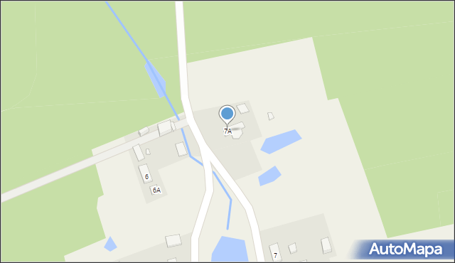 Leszczyna, Leszczyna, 7A, mapa Leszczyna