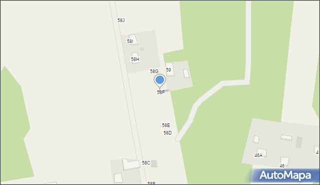 Leszczyny Duże, Leszczyny Duże, 58F, mapa Leszczyny Duże