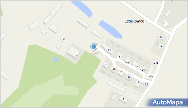 Leszkowice, Leszkowice, 2, mapa Leszkowice