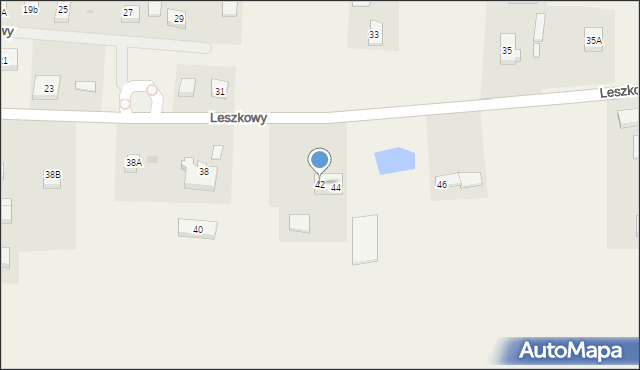 Leszkowy, Leszkowy, 42, mapa Leszkowy