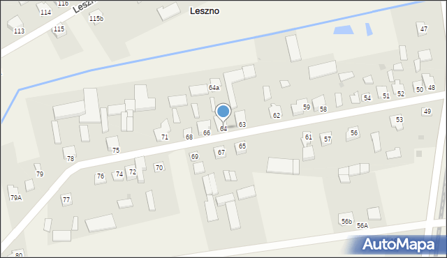 Leszno, Leszno, 64, mapa Leszno