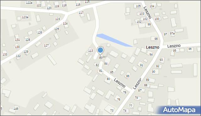 Leszno, Leszno, 83, mapa Leszno