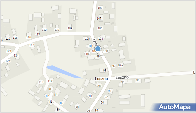 Leszno, Leszno, 99, mapa Leszno