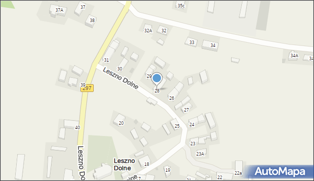 Leszno Dolne, Leszno Dolne, 28, mapa Leszno Dolne