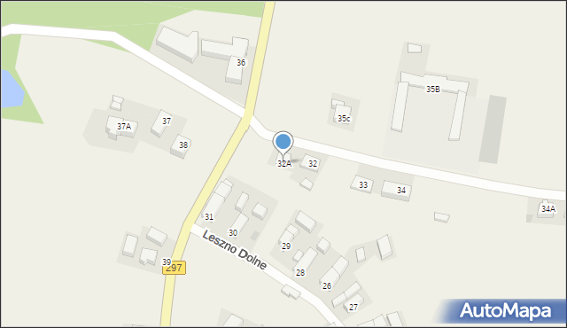 Leszno Dolne, Leszno Dolne, 32A, mapa Leszno Dolne