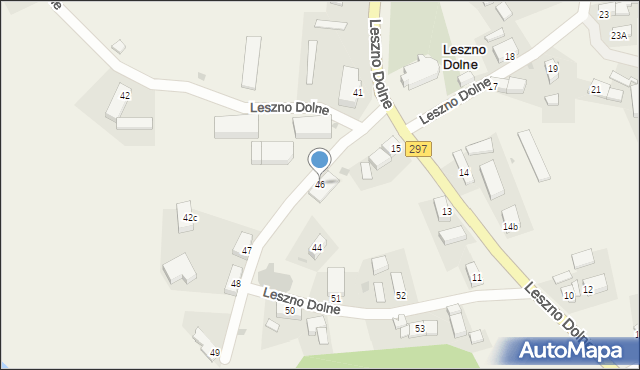 Leszno Dolne, Leszno Dolne, 46, mapa Leszno Dolne