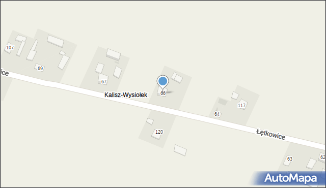 Łętkowice, Łętkowice, 66, mapa Łętkowice