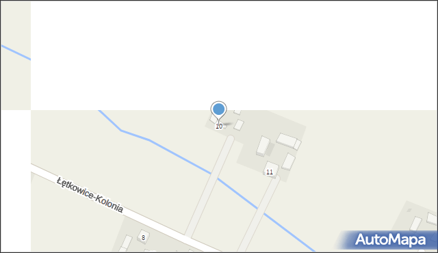 Łętkowice-Kolonia, Łętkowice-Kolonia, 10, mapa Łętkowice-Kolonia