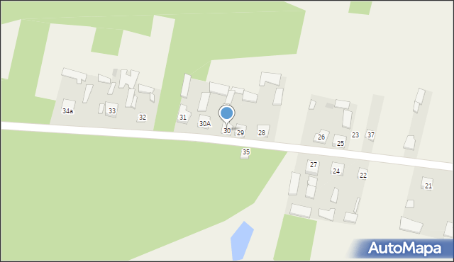 Łętów, Łętów, 30, mapa Łętów