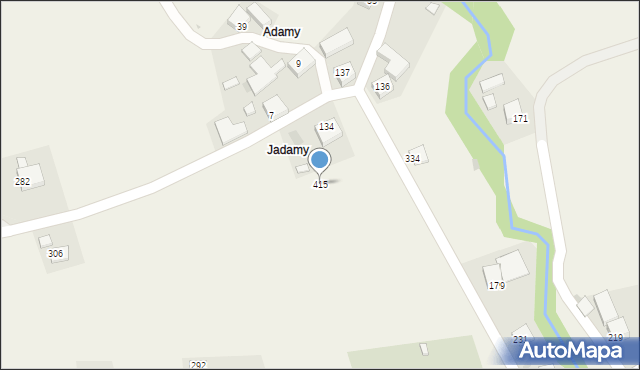 Łętowe, Łętowe, 415, mapa Łętowe