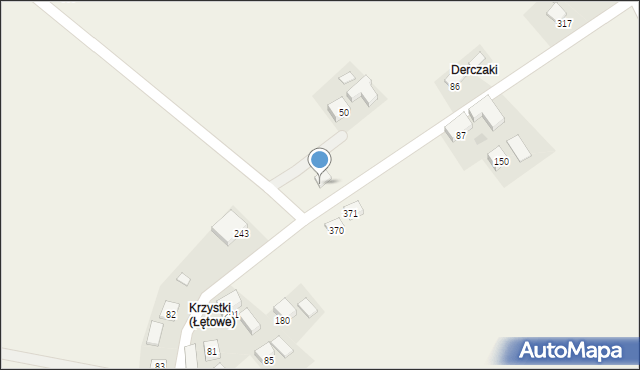 Łętowe, Łętowe, 416, mapa Łętowe