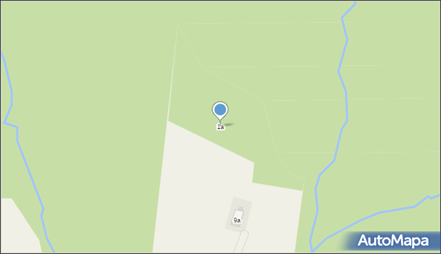 Łętownia, Łętownia, 1a, mapa Łętownia