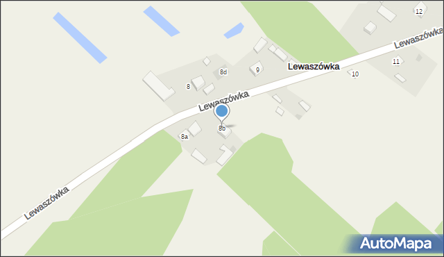 Lewaszówka, Lewaszówka, 8b, mapa Lewaszówka