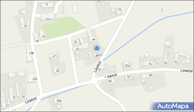 Lewice, Lewice, 45, mapa Lewice