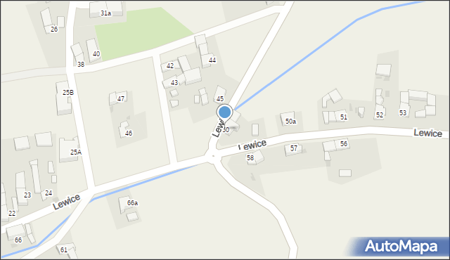 Lewice, Lewice, 50, mapa Lewice