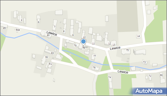 Lewice, Lewice, 78, mapa Lewice